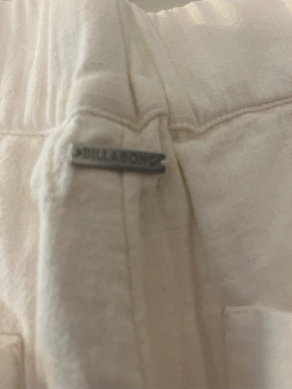 Billabong Whitish Cream High-Waist Wide Leg Pants - Picture 4 of 4